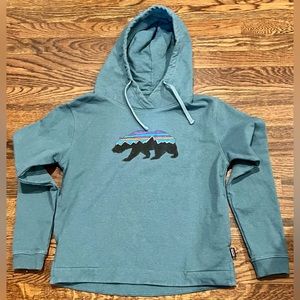 PATAGONIA Blue Uprisal Hoody Long Sleeve Hooded Sweatshirt Women’s Size: S